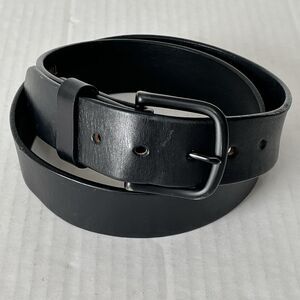 Flint and Tinder Made in USA 365 Leather Belt Black W/ Black Buckle Size 36